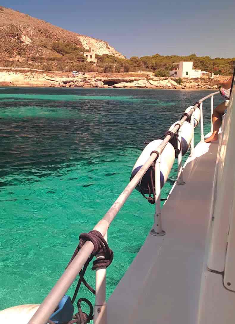 Escursione in barca alle Egadi